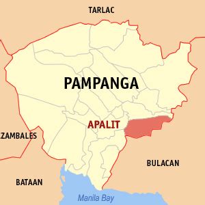 Apalit Map .